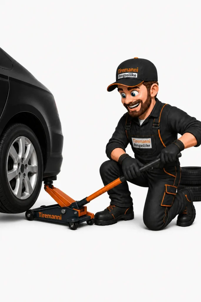 Tiremanni auton tunkkaus